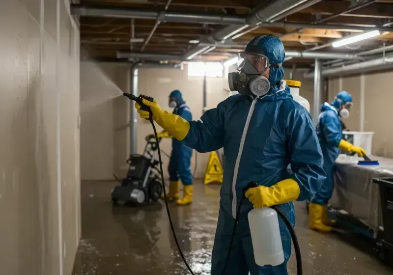 Basement Sanitization and Antimicrobial Treatment process in El Segundo, CA