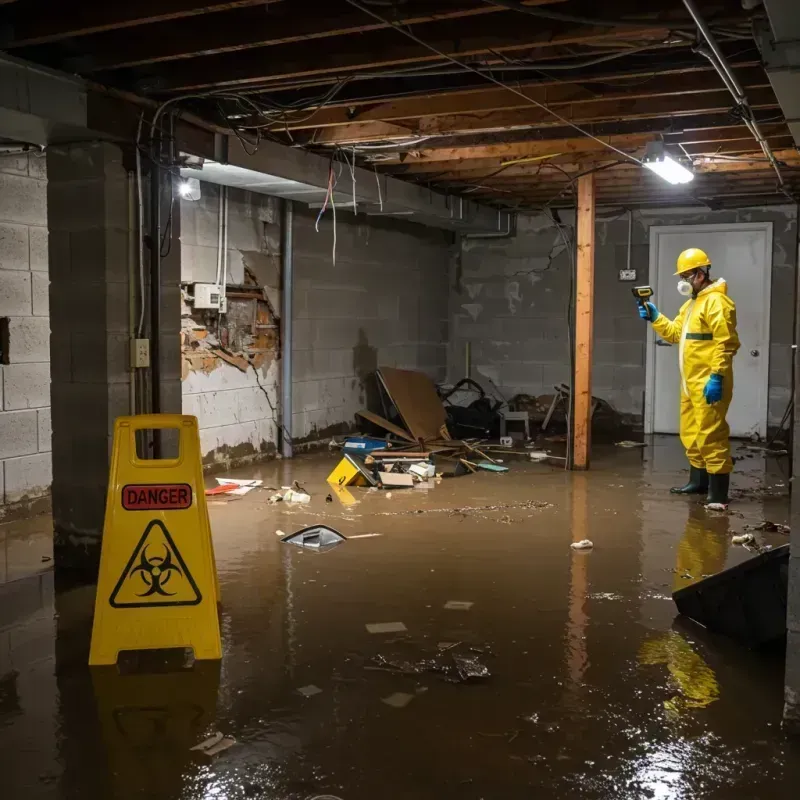 Flooded Basement Electrical Hazard in El Segundo, CA Property